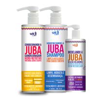 Kit Condicionador Juba, Shampoo Higienizando, Geléia Widi Care