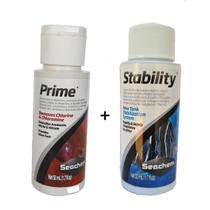 Kit Condicionadores Seachem Prime 50ml + Stability 50ml Kit Condicionadores Seachem Prime 50ml + Stability 50ml