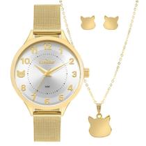 Kit Condor Feminino Mimos E Sutilezas Dourado - CO2035NTN/K4K Kit Condor Feminino Mimos E Sutilezas Dourado - CO2035NTN/K4K