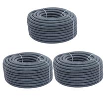 Kit Conduíte Eletroduto Corrugado Extra Forte Laje 3/4 100m