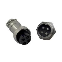 Kit conec.mike circ macho/femea 4 vias