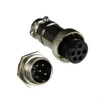 Kit conec.mike circ macho/femea 6 vias