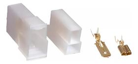 Kit Conector 2 Vias Para Macho Femea Completo Tc9024252