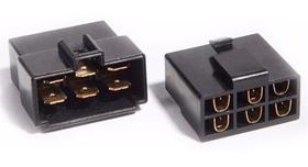 Kit Conector 6 Vias Technoise Com Trava Kit Conector 6 Vias Technoise Com Trava