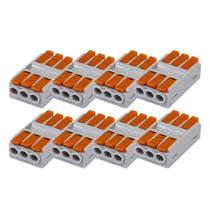 Kit Conector Alavanca de Emenda KV226 41A Cabo 0,5-6,0mm² 3 vias