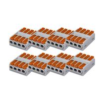 Kit Conector Alavanca de Emenda KV226 41A Cabo 0,5-6,0mm² 4 vias