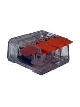 Kit Conector Borne Alavanca Cristal 3 portas 10 peças