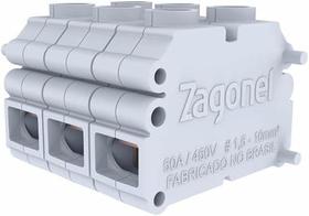 Kit Conector Branco 3 Unidades da Marca Zagonel Kit Conector Branco 3 Unidades da Marca Zagonel