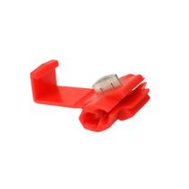 Kit Conector De Derivação Elétrico Vermelho Taplink Instalação Emenda Para Cabo Fio 0,5 a 1,0mm - 300pçs