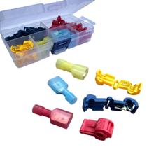 Kit Conector De Derivação Emenda Fio Elétrico Estojo 25 Pçs Kit Conector De Derivação Emenda Fio Elétrico Estojo 25 Pçs