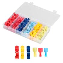 Kit Conector de Derivação Tipo T 80 Peças Para Fios e Cabos - Ofertaher