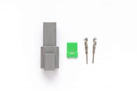 Kit Conector Deutsch 2 Vias Macho DT04-2P - Conexões Elétricas Seguras e Duráveis