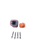 Kit Conector Deutsch 4 Vias Fêmea DT04-4P para Conectividade Segura