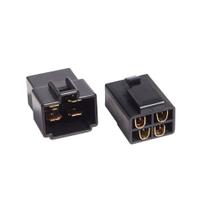 Kit conector evus c-035 4 vias com trava preto - pc / 10 Kit conector evus c-035 4 vias com trava preto - pc / 10