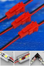 Kit Conector JST 2 Pinos com Fio Vermelho e Preto 15cm Energia para LEDs, Baterias e Projetos Arduino Kit Conector JST 2 Pinos com Fio Vermelho e Preto 15cm Energia para LEDs, Baterias e Projetos Arduino