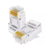 Kit Conector Modular RJ45 Cat6 Wurth 50 Unidades, Contatos Banhados a Ouro 18µm Kit Conector Modular RJ45 Cat6 Wurth 50 Unidades, Contatos Banhados a Ouro 18µm