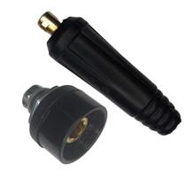 Kit Conector Plug Macho / Conector Painel Fêmea 9Mm
