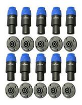 Kit Conector Speakon Santo Angelo Fêmea E Macho Super Oferta