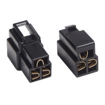 Kit conector technoise 3 vias com trava preto - pc / 10