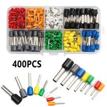Kit Conector Terminal Tubular Ilhós 400 Unidades Friso Isolante