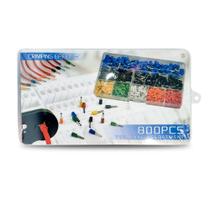 Kit Conector Terminal Tubular Ilhós 800 Un. Kit Conector Terminal Tubular Ilhós 800 Un.