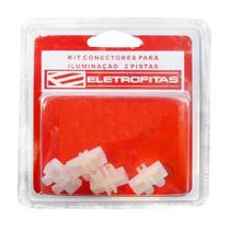 Kit Conectores Eletrofita 2 Pistas 15A EF9x2 - Eletrofitas