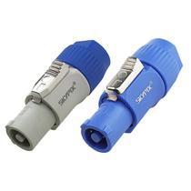 Kit Conectores Powercon Macho De Saída E Entrada 3 Vias Linha Profissional Skypix Kit Conectores Powercon Macho De Saída E Entrada 3 Vias Linha Profissional Skypix