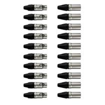 Kit Conectores Xlr 1003 1013 20un (10 Machos/10 Femeas) Wireconex F108