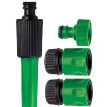 Kit Conexão Esguicho P/ Mangueira Ajustavel C/ 4pçs Jardim
