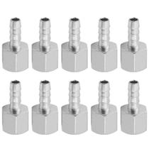 Kit Conexão Espigão Fêmea 1/4 X 5/16 Aço ST10081 10 Un - Steels Kit Conexão Espigão Fêmea 1/4 X 5/16 Aço ST10081 10 Un - Steels