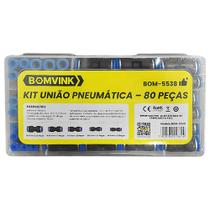 Kit Conexão Instantânea União de 4 a 12mm 80 PC BOM-5538 - BOMVINK