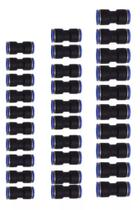 Kit Conexão Pneumática Engate Rapido União Reta 6 8 10 Mm