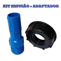 KIT Conexão Redução Adaptador Ibc S60x6 1" + Espigão 1" KIT Conexão Redução Adaptador Ibc S60x6 1" + Espigão 1"
