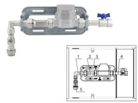 KIT CONEXÕES metal padrão CAESB NTS 302