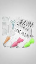 Kit Confeitaria 72 Peças Bicos Espátulas Sacos