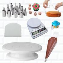 Kit Confeitaria Bailarina Balança Bicos Espátula Sacos