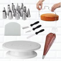Kit Confeitaria Bailarina Sacos Cortador Nivelador Espátula Kit Confeitaria Bailarina Sacos Cortador Nivelador Espátula