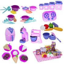 Kit Confeitaria Infantil Eletro Fogão Formas Batedeira 65pç