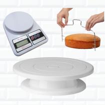 Kit Confeitaria Iniciante Bailarina De Bolo Balança Cortador