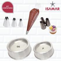 Kit Confeitaria Iniciante Formas Ballerine + Bicos Confeitar