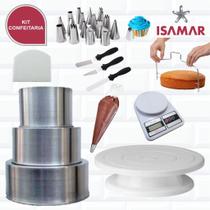 Kit Confeitaria para Iniciante Bailarina Formas Balanca Nivelador