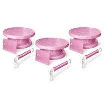 Kit Confeitaria Profissional 3 Bailarinas Giratórias 3 Espátulas 3 Pulverizadores Glitter Kit Confeitaria Profissional 3 Bailarinas Giratórias 3 Espátulas 3 Pulverizadores Glitter
