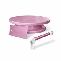 Kit Confeitaria Um Pulverizador, Uma Boleira e Uma Espátula. Kit Confeitaria Um Pulverizador, Uma Boleira e Uma Espátula.