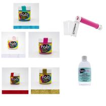 Kit Confeiteiro 5 Pós Fab, Bombinha, Solução Neutra 270ml