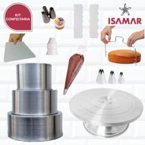 Kit Confeiteiro Bailarina + Bicos + Formas + NiveladoR Kit Confeiteiro Bailarina + Bicos + Formas + NiveladoR