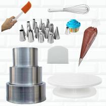 Kit Confeiteiro Bicos + Bailarina + 50 Sacos Grande Prof