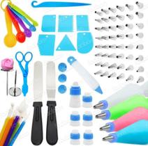 Kit Confeiteiro (bicos Espátulas Xicara Tesoura Esteca) 78pç Kit Confeiteiro (bicos Espátulas Xicara Tesoura Esteca) 78pç