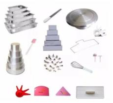 Kit Confeiteiro Blend. Formas, Bailarina, Assadeiras E Acessórios Para Confeitaria