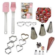 Kit Confeiteiro Bolo doces Profissional Forma mais espatula Kit Confeiteiro Bolo doces Profissional Forma mais espatula