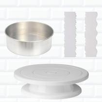 Kit Confeiteiro Completo Bailarina + Forma 20x10 + Espatula Kit Confeiteiro Completo Bailarina + Forma 20x10 + Espatula